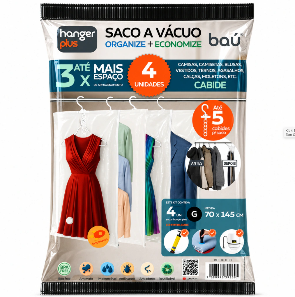 como organizar roupas em cabides