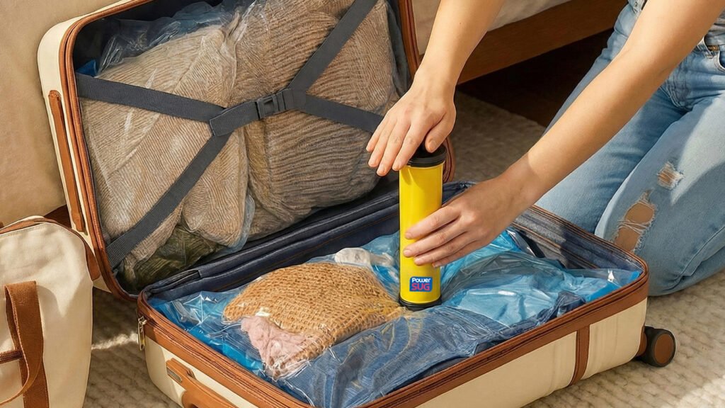 como viajar com mala pequena