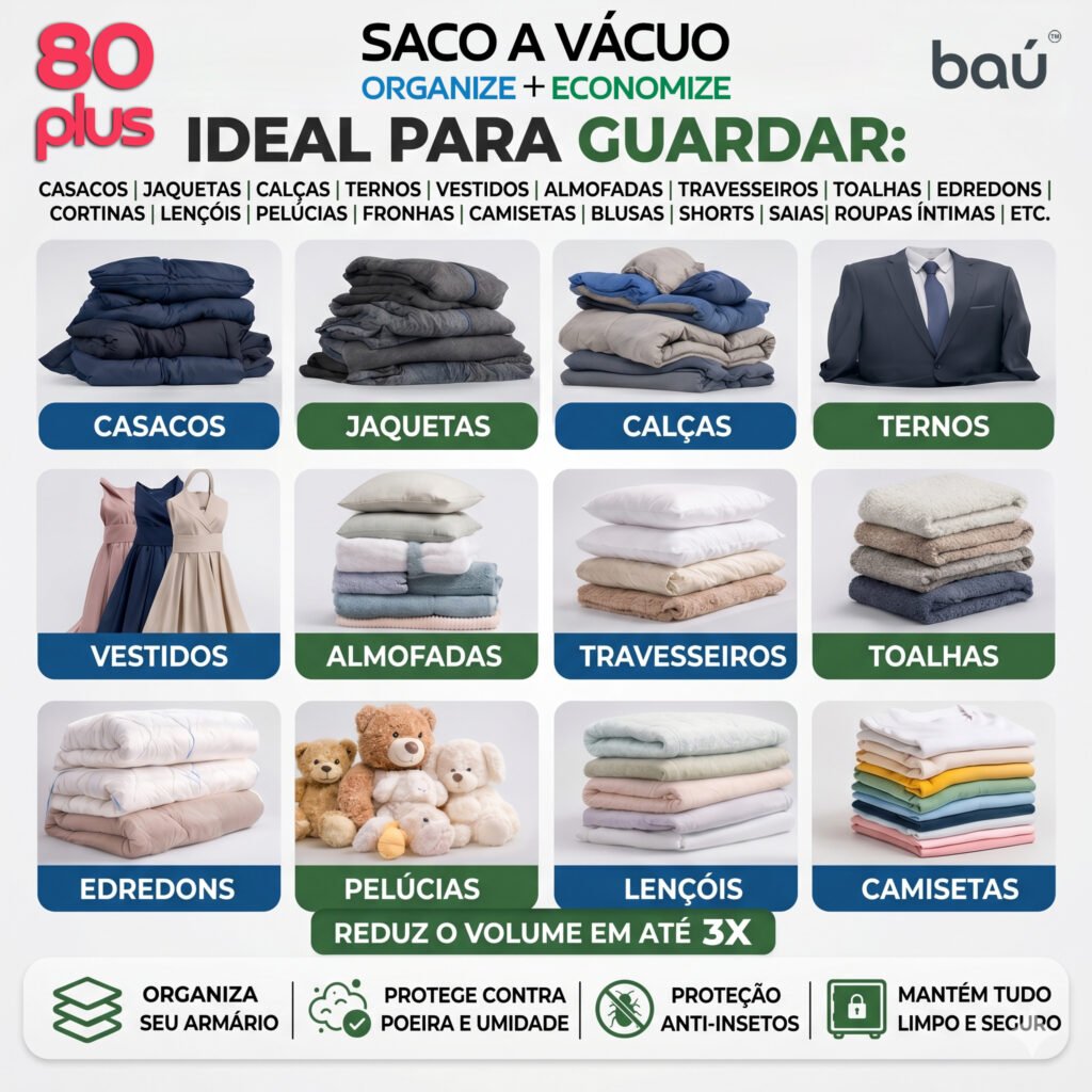 kit completo de saco a vácuo