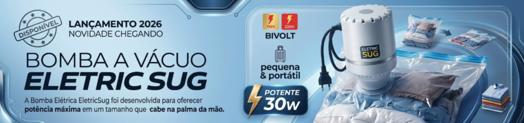 bomba eletrica saco a vácuo bivolt